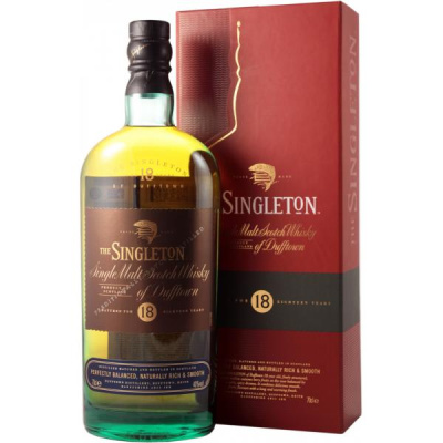 Виски Dufftown Singleton 18 Years Old Single Malt Speyside in gift box 0,7 л фото