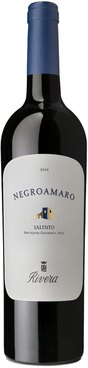 Вино Красное Сухое Rivera Negroamaro Salento 2021 0,75 л фото