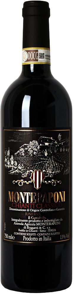 Вино Красное Сухое Monteraponi Chianti Classico Riserva Il Campitello 2018 0,75 л фото