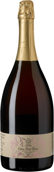 Вино игристое Усадьба Перовских Розе Брют Натюр 2019 Розовое Экстра брют 11% 1,5 л фото