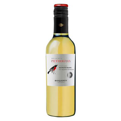 Вино Белое Сухое Bisquertt Petirrojo Reserve Sauvignon Blanc Colchagua Valley 2023 0,375 л фото
