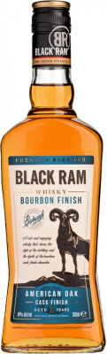 Виски Black Ram 3 YO Bourbon Finish 0,5 л фото