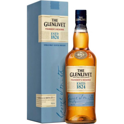 Виски The Glenlivet Founder's Reserve Single Malt Speyside in gift box 0,5 л фото