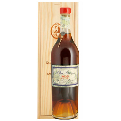 Арманьяк Baron G. Legrand Bas Armagnac in wooden box 1972 0,70 л фото