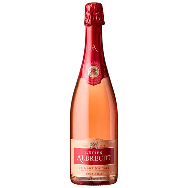 Вино игристое Розовое Брют Lucien Albrecht Cremant d'Alsace Brut Rose 0,75 л фото