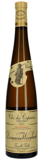 Вино Белое Полусухое Domaine Weinbach Pinot Gris Clos des Capucins Alsace 2022 0,75 л фото