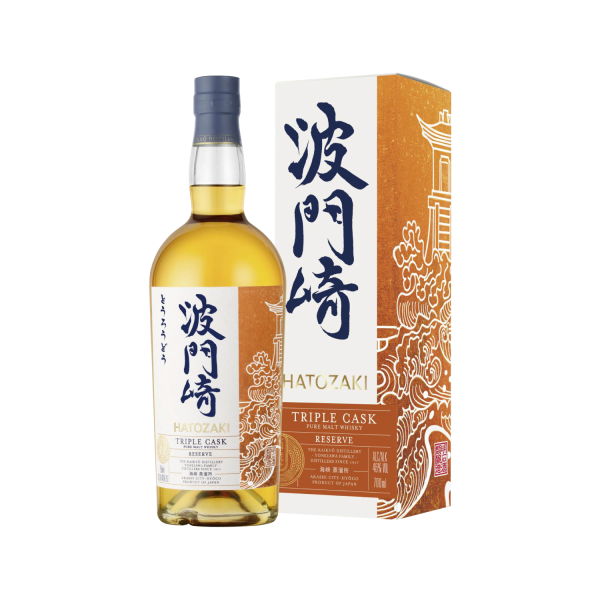 Виски Hatozaki Triple Cask Reserve in gift box 0,7 л фото
