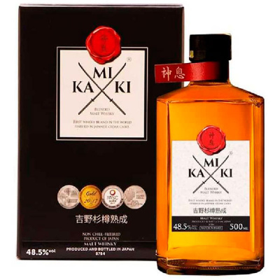 Виски Kamiki Blended Malt in gift box 0,50 л фото