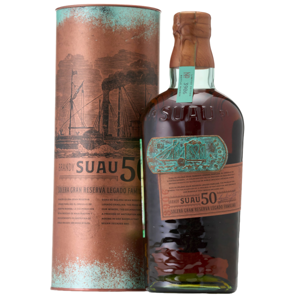 Бренди Suau 50 Solera Gran Reserva Legado Familiar in tube 0,7 л фото