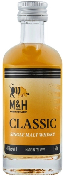 Виски M&H Single Malt Classic 0,05 л фото