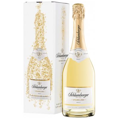 Вино игристое Белое Брют Schlumberger Sparkling Brut Klassik in gift box 0,75 л фото