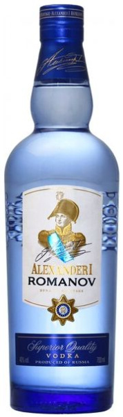 Водка Alexander I Romanov 0,7 л фото