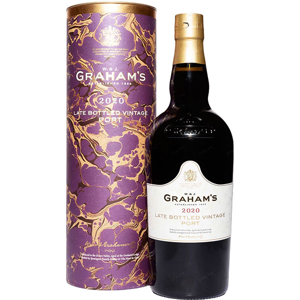 Портвейн Сладкое Graham's Late Bottled Vintage in tube 2020 0,75 л фото