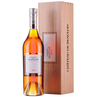 Коньяк Chateau de Beaulon in wooden box 1975 0,70 л фото