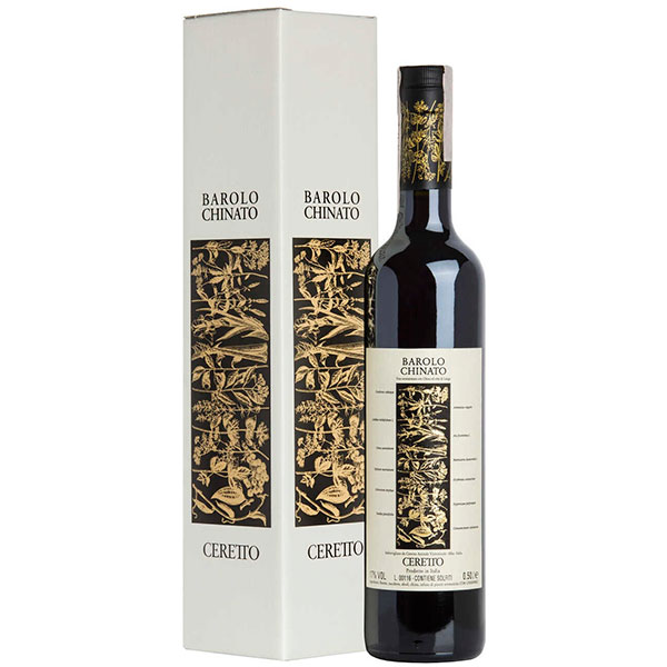 Вино Красное Сладкое Ceretto Barolo Chinato in gift box 2021 0,5 л фото