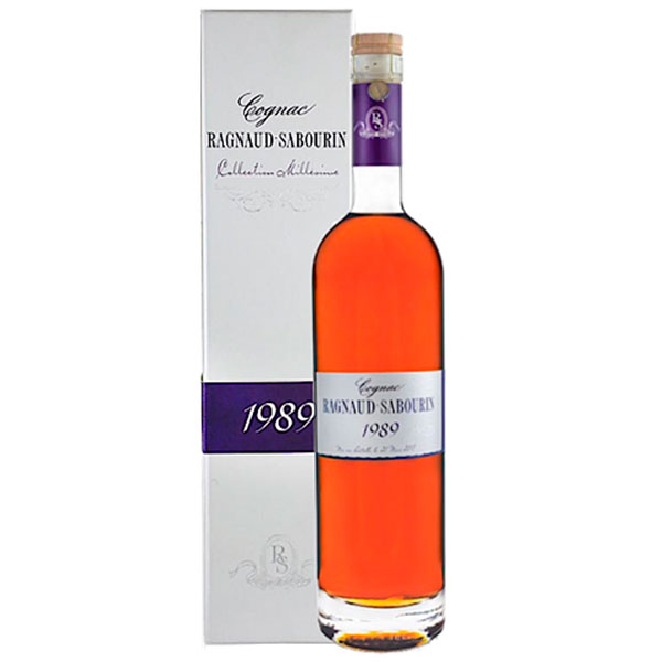 Коньяк Ragnaud-Sabourin Millesime Grande Champagne in gift box 1989 0,7 л фото