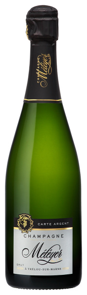 Вино игристое Белое Брют Meteyer Carte Argent Brut Champagne 2016 0,75 л фото