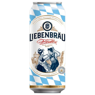 Пиво Liebenbrau Helles in can 0,50 л фото