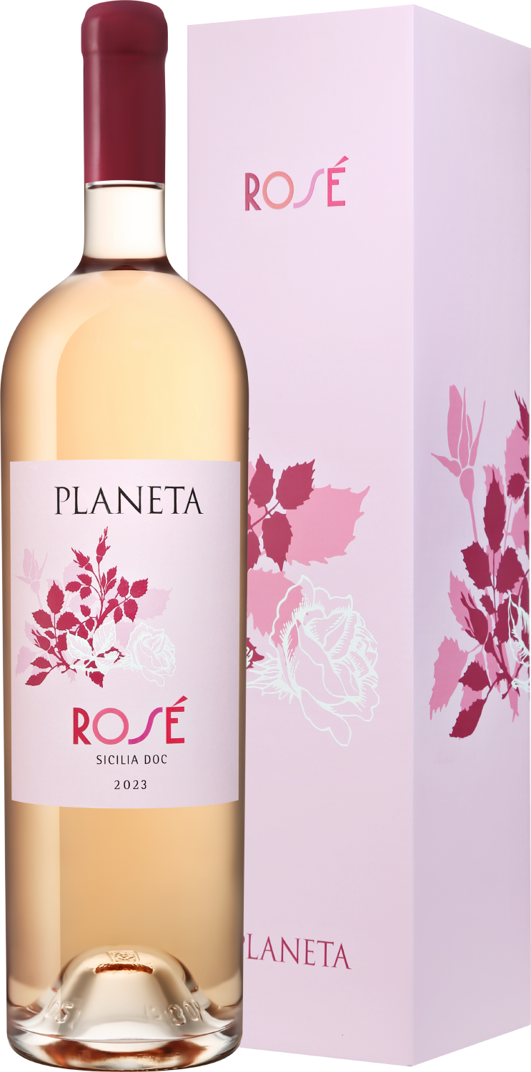 Вино Розовое Сухое Planeta Rose Sicilia in gift box 2023 1,5 л фото