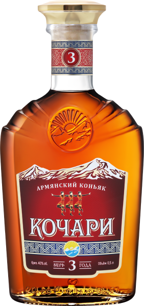 Коньяк Merdzavan Cognac Factory Kochari Armenian Brandy 3 YO 0,5 л фото