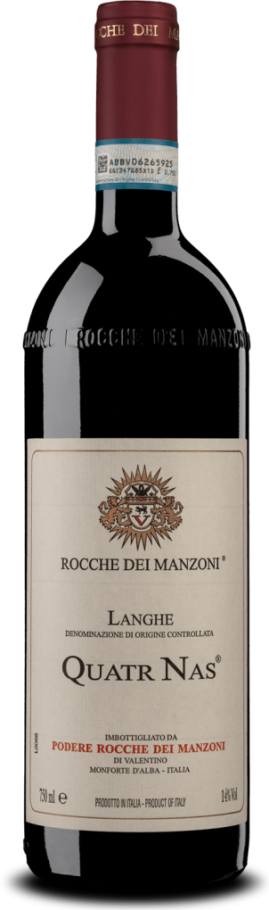 Вино Красное Сухое Rocche dei Manzoni Quatr Nas Langhe 2017 0,75 л фото