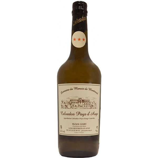 Кальвадос Domaine du Manoir de Montreuil 3 Ans Calvados Pays d'Auge 0,7 л фото