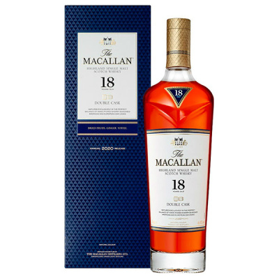 Виски Macallan Double Cask 18 Years Old Single Malt Speyside in gift box 0,70 л фото
