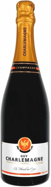 Вино игристое Белое Полусухое Guy Charlemagne Demi-Sec Champagne 0,75 л фото