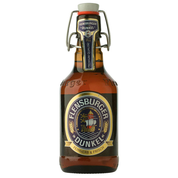 Пиво Тёмное Flensburger Dunkel 0,33 л фото