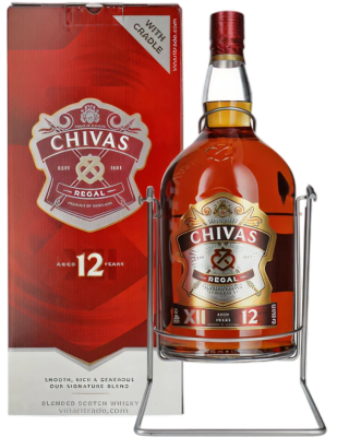 Виски Chivas Regal 12 years old on cradle in gift box 4,5 л фото