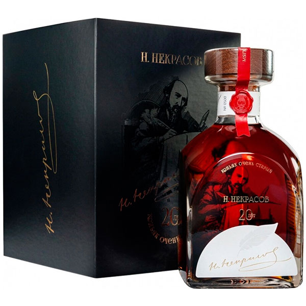 Коньяк N. Nekrasov 20 Years Old in gift box 0,7 л фото