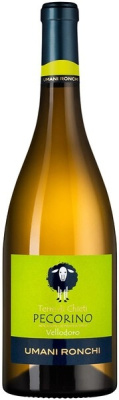 Вино Белое Сухое Umani Ronchi Vellodoro Pecorino Terre di Chieti 2023 0,75 л фото