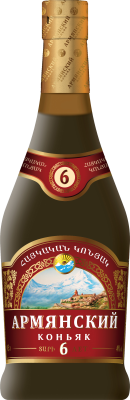 Коньяк Vostan Armenian Brandy 6 Years 0,5 л фото
