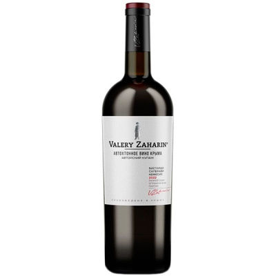 Вино Красное Сухое Valery Zaharin Autochthonous Wine of Crimea Bastardo-Saperavi-Kefesiya 2022 0,75 л фото