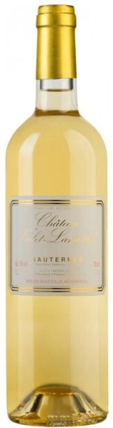 Вино Белое Сладкое Chateau Violet-Lamothe Sauternes 2020 0,75 л фото