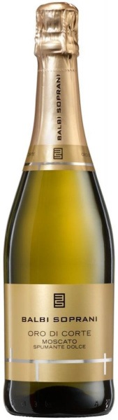 Вино игристое Белое Сладкое Balbi Soprani Oro di Corte Moscato 0,75 л фото