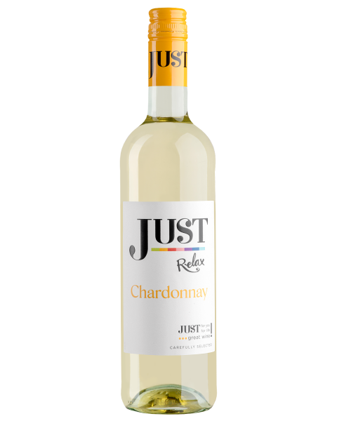 Вино Белое Полусухое Just Chardonnay 2022 0,75 л фото