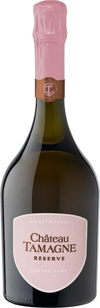 Вино игристое Розовое Брют Chateau Tamagne Reserve Extra Brut Rose 0,75 л фото