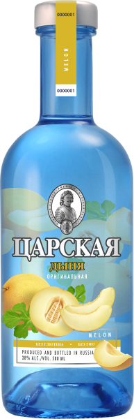 Водка Царская Оригинальная Дыня 38% 0,5 л фото