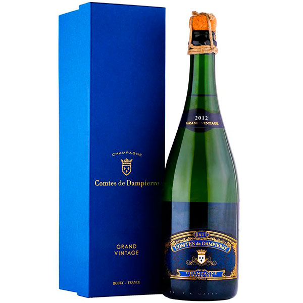 Шампанское Comte Audoin de Dampierre Cuvee de Ambassador Grand Vintage Brut Champagne 2012 0,75 л фото
