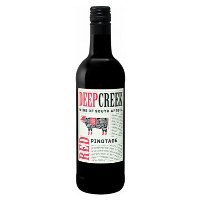 Вино Красное Сухое Deep Creek Pinotage Western Cape 2020 0,375 л фото