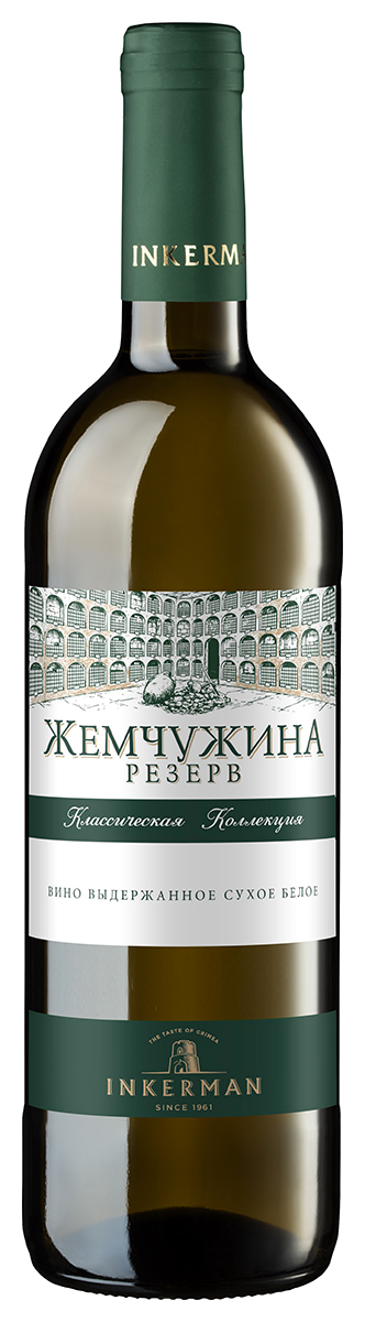 Вино Белое Сухое Inkerman Pearl Reserve 2019 0,75 л фото
