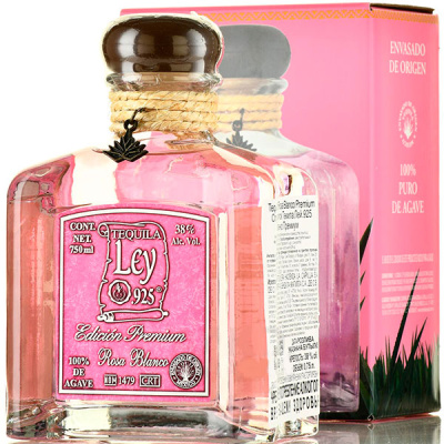 Текила Ley 925 Edition Premium Rosa Blanco in gift box 0,75 л Текила Ley 925 Edition Premium Rosa Blanco in gift box 0,75 л фото