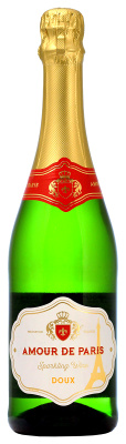 Вино игристое Амур Де Пари Ду 2021 белое полусладкое 11% 0,75 л фото