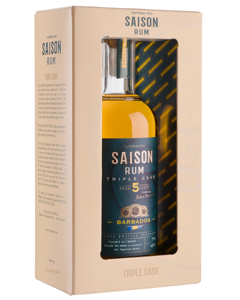 Ром Saison Triple Cask Barbados 5 Y.O. in gift box 0,7 л фото
