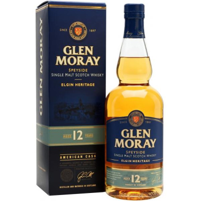 Виски Glen Moray Elgin Heritage 12 Years Old Single Malt Speyside in gift box 0,70 л фото