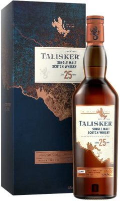 Виски Talisker 25 Years Old Single Malt Skye in gift box 0,7 л фото