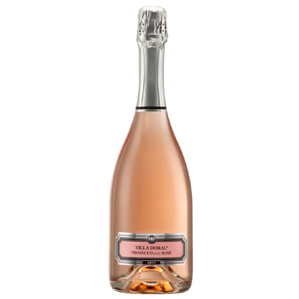 Вино игристое Розовое Брют Villa Doral Prosecco Rose Brut 2020 0,75 л фото
