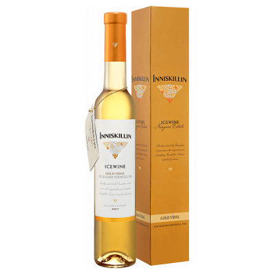 Вино Белое Сладкое Inniskillin Icewine Gold Vidal Niagara Peninsula in gift box 2017 0,375 л фото