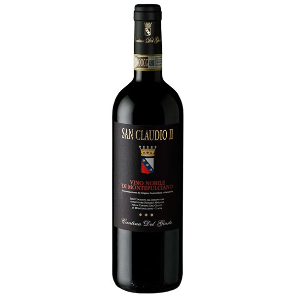 Вино Красное Сухое Cantina Del Giusto San Claudio II Vino Nobile di Montepulciano 2018 0,75 л фото